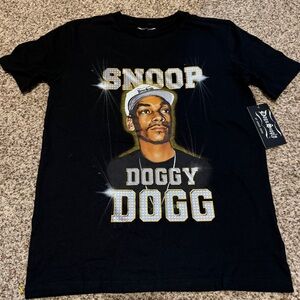 Dogg Supply Boy’s Tee Graphic Black Size L 14/16 Snoop Doggy Dogg NWT